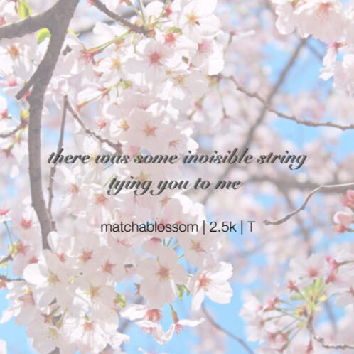 there was some invisible string